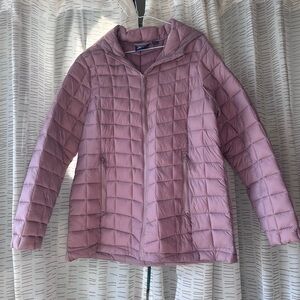 Reebok Women's Pink Puffer Jacket